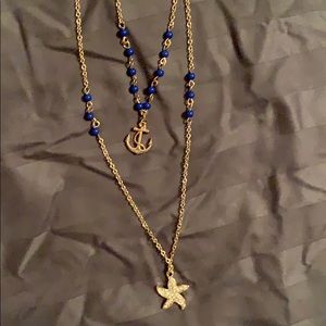 Nautical two piece necklace